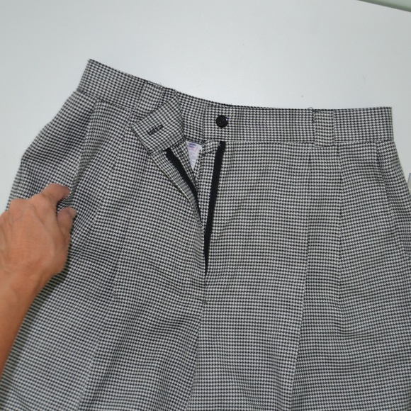 SOLD!!  Vintage Michele Houndstooth Mom Pants - Picture 3 of 8
